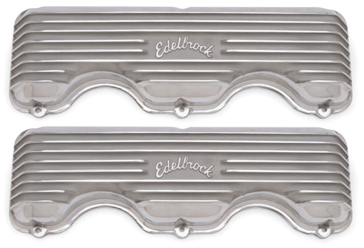 Edelbrock Valve Cover Classic Series Chevrolet W 348/409 CI V8 Polshed - 4140