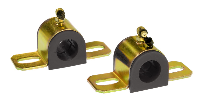Prothane Universal 90 Deg Greasable Sway Bar Bushings - 26MM - Type B Bracket - Black - 19-1214-BL