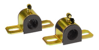 Prothane Universal 90 Deg Greasable Sway Bar Bushings - 26MM - Type B Bracket - Black - 19-1214-BL