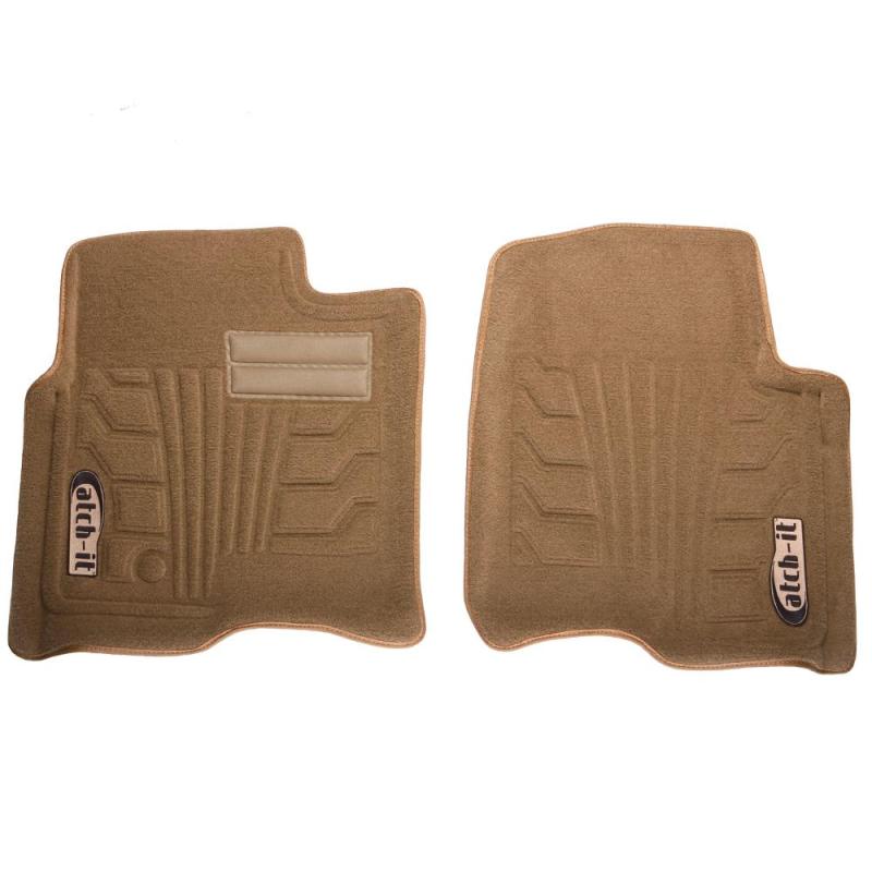 Lund 07-17 Ford Expedition Catch-It Carpet Front Floor Liner - Tan (2 Pc.) - 583024-T