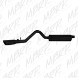 MBRP 97-99 Jeep Wrangler (TJ) Inline-4 2.5L, Inline-6 4.0L 2 1/2in Cat Back Single Side Black Coated - S5512BLK