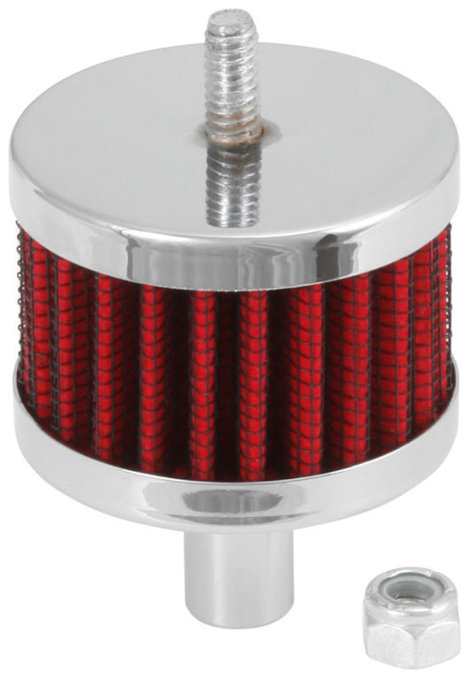 K&N Steel Base Crankcase Vent Filter 0.5in Vent OD x 2in OD x 1.5in Height - 62-1100