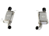 aFe MACHForce XP Exhaust 11-14 Ford Mustang GT V8-5.0L 3in. Stainless Steel Axle-Back w/Black Tips - 49-43052-B