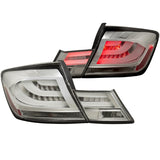 ANZO 2013-2015 Honda Civic LED Taillights Chrome - 321325