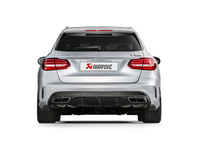 Akrapovic 15-17 AMG C63 Estate Evolution Line Cat Back (Titanium) w/ Carbon Tips (Req. Link Pipe) - MTP-ME/T/2H/1
