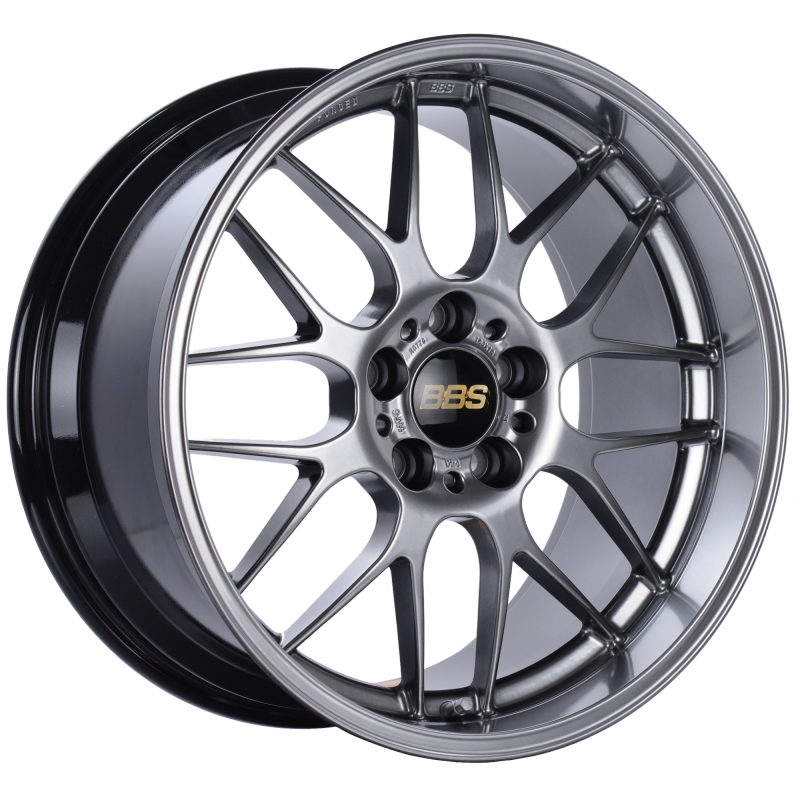 BBS RG-R 19x8.5 5x114.3 ET18 Diamond Black Wheel -82mm PFS/Clip Required - RG770HDBK