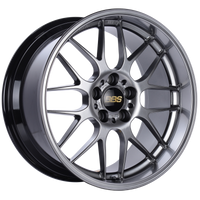 BBS RG-R 19x8.5 5x114.3 ET18 Diamond Black Wheel -82mm PFS/Clip Required - RG770HDBK