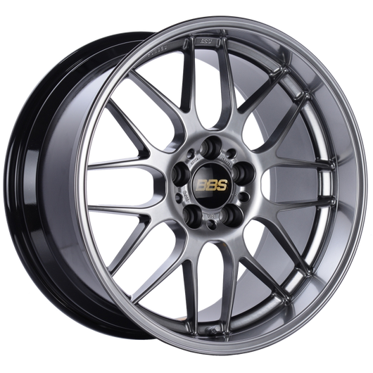 BBS RG-R 19x8.5 5x114.3 ET18 Diamond Black Wheel -82mm PFS/Clip Required - RG770HDBK