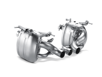 Akrapovic 10-15 Ferrari 458 Italia/458 Spyder Slip-On Line (Titanium) w/ Carbon Tips - MTP-FE458H
