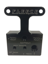 Fleece Performance 07.5-09 Dodge 6.7L Cummins 3rd Gen Fuel Distribution Block - FPE-FFD-RF-3G-67