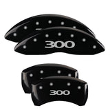 MGP 4 Caliper Covers Engraved Front & Rear MGP Black finish silver ch - 28182SMGPBK