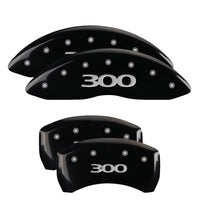 MGP 4 Caliper Covers Engraved Front & Rear MGP Black finish silver ch - 28182SMGPBK