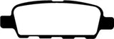 EBC 08-13 Infiniti EX35 3.5 Yellowstuff Rear Brake Pads - DP41955R