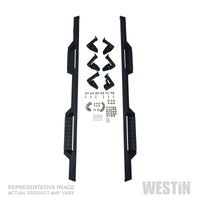 Westin/HDX 16-18 Nissan Titan XD Crew / 17-18 Titan Crew Cab Drop Nerf Step Bars - Textured Black - 56-14025