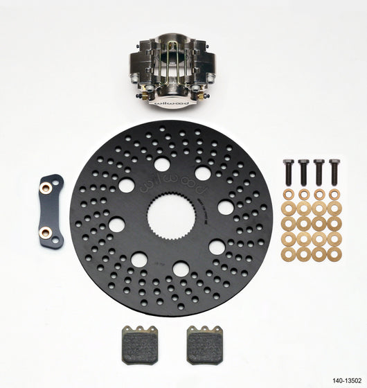 Wilwood Dynapro Single LW Right Rear Kit - Sprint 10.20in Aluminum Drilled Rotor - 140-13502