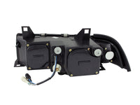 ANZO 1992-1998 BMW 3 Series E36 Projector Headlights w/ Halo Black G2 1 pc - 121325