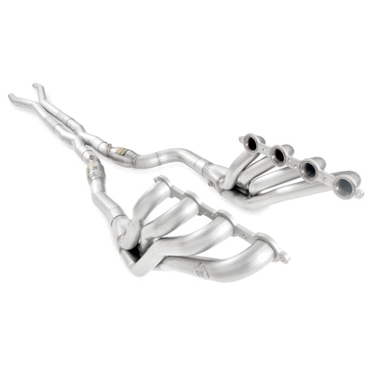 Stainless Works 2009-15 Cadillac CTS-V Headers 2in Primaries High-Flow Cats 3in Leads X-Pipe Factory - CTSV9HCAT