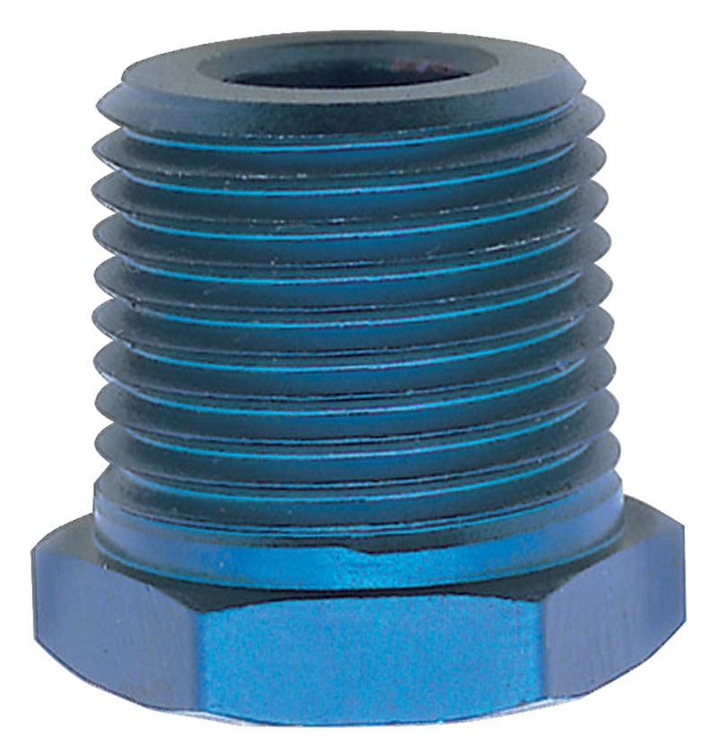 Russell Performance 3/4in Male to 3/8in Female Pipe Bushing Reducer (Blue) - 661630