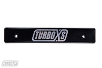 Turbo XS 08-14 Subaru WRX/STi Billet Aluminum License Plate Delete Black Machined TurboXS Logo - txs-WS08-LPD-BLK-TXS
