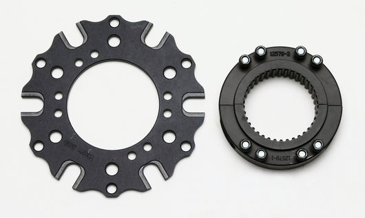 Wilwood Hub Kit-Splined Midget Axle Clamp-Dynamic 6 x 5.50 BC w/ T-Nuts (GEN II) - 270-12634