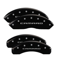 MGP 4 Caliper Covers Engraved Front & Rear MGP Black finish silver ch - 15204SMGPBK