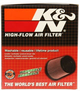 K&N Filter Universal Rubber Filter 2-7/16in O/S Flange x 5-1/2in OD x 6in Height - RU-1000