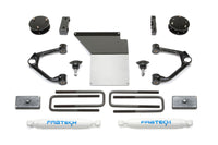 Fabtech 07-18 GM K1500 w/OE Forged UCA 3.5in Budget UCA System w/Rear Perf. Shocks - K1059