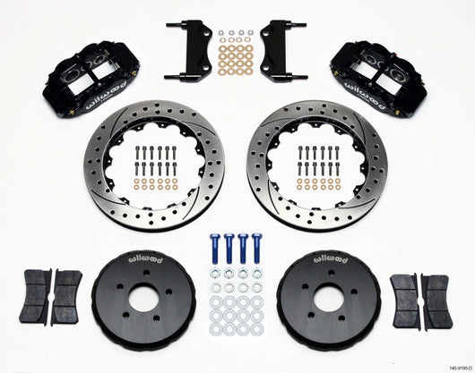 Wilwood Narrow Superlite 6R Front Hat Kit 13.06in Drilled Nissan 350Z/Fiti G35 - 140-9190-D