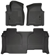 Husky Liners 2019 Chevrolet Silverado 1500 Double Cab Front & 2nd Seat Weatherbeater Floor Liners
 - 94031