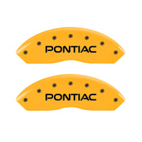 MGP 4 Caliper Covers Engraved Front Pontiac Rear Gxp Yellow Finish Black Char 2007 Pontiac Solstice - 18030SPXPYL