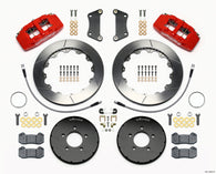 Wilwood Dynapro 6 Front Hat Kit 12.88in Red 2005-Up Mazda 3 w/ Lines - 140-13581-R