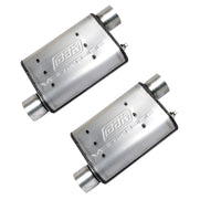 BBK 86-04 Mustang Cat Back Kit Varitune Mufflers Stainless Steel Tips - 3001