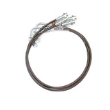 ReadyLift Suspension 07-15 Jeep Wrangler JK Front and Rear 6.0in Braided SS Brake Lines - 47-6445