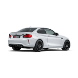 Akrapovic 2018 BMW M2 Competition F87N (Excl 16-17 M2) Slip-On Line (Titanium) w/Carbon Fiber Tips - S-BM/T/3H