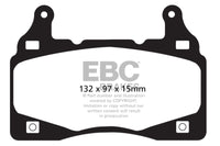 EBC 11-15 Chevrolet Camaro (5th Gen) 6.2 Redstuff Front Brake Pads - DP31895C