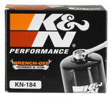 K&N Oil Filter 2.688in Height x 3.031in OD Powersports - Canister - KN-184