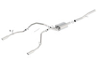 Borla 14 Silv/Sierra 1500 EC Std/CC Short 143.5in WB Touring Single Split Rear Exit Cat-Back Exhaust - 140570