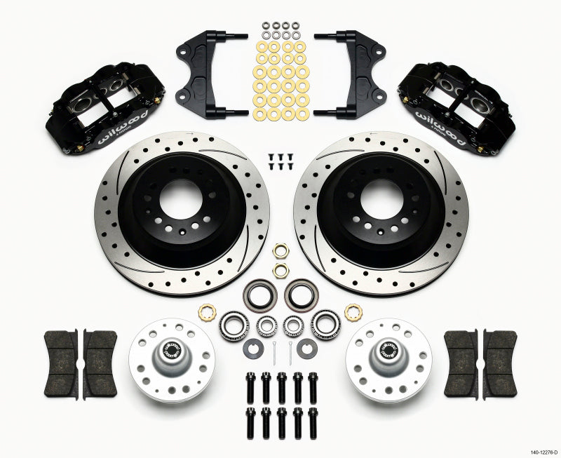 Wilwood Narrow Superlite 6R Front Hub & 1PC Rtr Kit 12.88in Dril WWE ProSpindle - 140-12276-D
