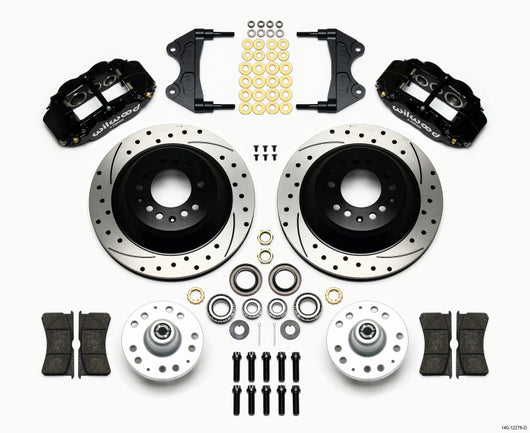 Wilwood Narrow Superlite 6R Front Hub & 1PC Rtr Kit 12.88in Dril WWE ProSpindle - 140-12276-D