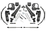 Fabtech 08-10 Ford F350 4WD 10in Radius Arm System w/DL 4.0 Coilovers & Rear DL Shocks - K20471DL