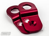 Turbo XS 15-16 Subaru WRX/STI Billet Aluminum Radiator Stay - Red - txs-W15-RADSTAY-RED