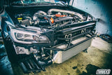 Turbo XS FMIC 2015-2017 Subaru STi - Wrinkle Black Pipes - txs-STI15-FMIC-BLK