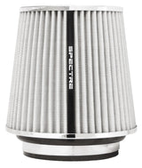 Spectre Adjustable Conical Air Filter 5-1/2in. Tall (Fits 3in. / 3-1/2in. / 4in. Tubes) - White - 8138
