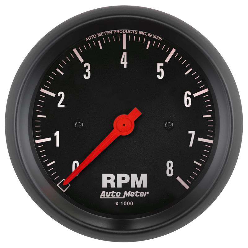 Autometer Z Series 85mm Electronic 8000 rpm Tachometer Gauge - 2699