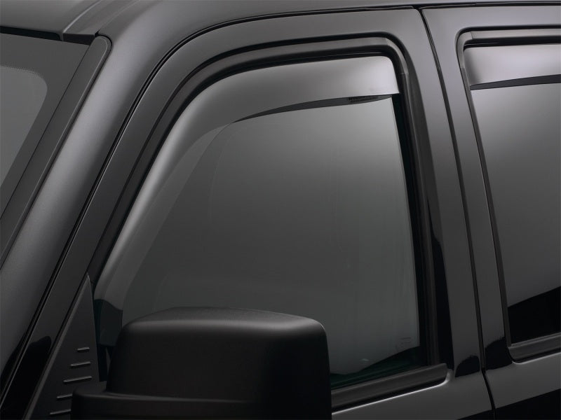 WeatherTech 09-13 Dodge Journey Front Side Window Deflectors - Light Smoke - 70490