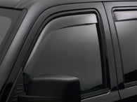 WeatherTech 05-13 Toyota Tacoma Access Cab Front Side Window Deflectors - Light Smoke - 70389