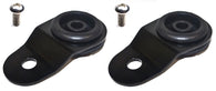Torque Solution Radiator Mount Combo with Inserts (Black) : Mitsubishi Evolution 7/8/9 - TS-EV-009ic