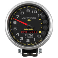 Autometer 5 inch Ultimate DL Playback Tachometer 11000 RPM - Black - 6897