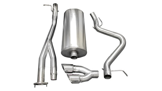Corsa 03-06 Chevrolet Silverado Short Bed SS 6.0L V8 Polished Sport Cat-Back Exhaust - 14279