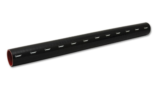 Vibrant 4 Ply Reinforced Silicone Straight Hose Coupling - 1.75in I.D. x 36in long (Black) - 2705